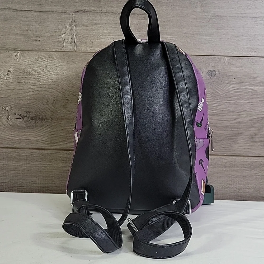 Disney Hocus Pocus Purple Black Mini Backpack